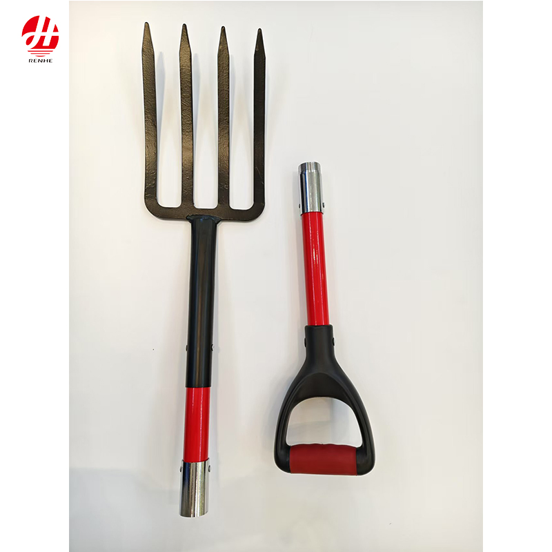 Multi Application Stainless Steel Outdoor Pitchfork Spading Fork Garden Shovel