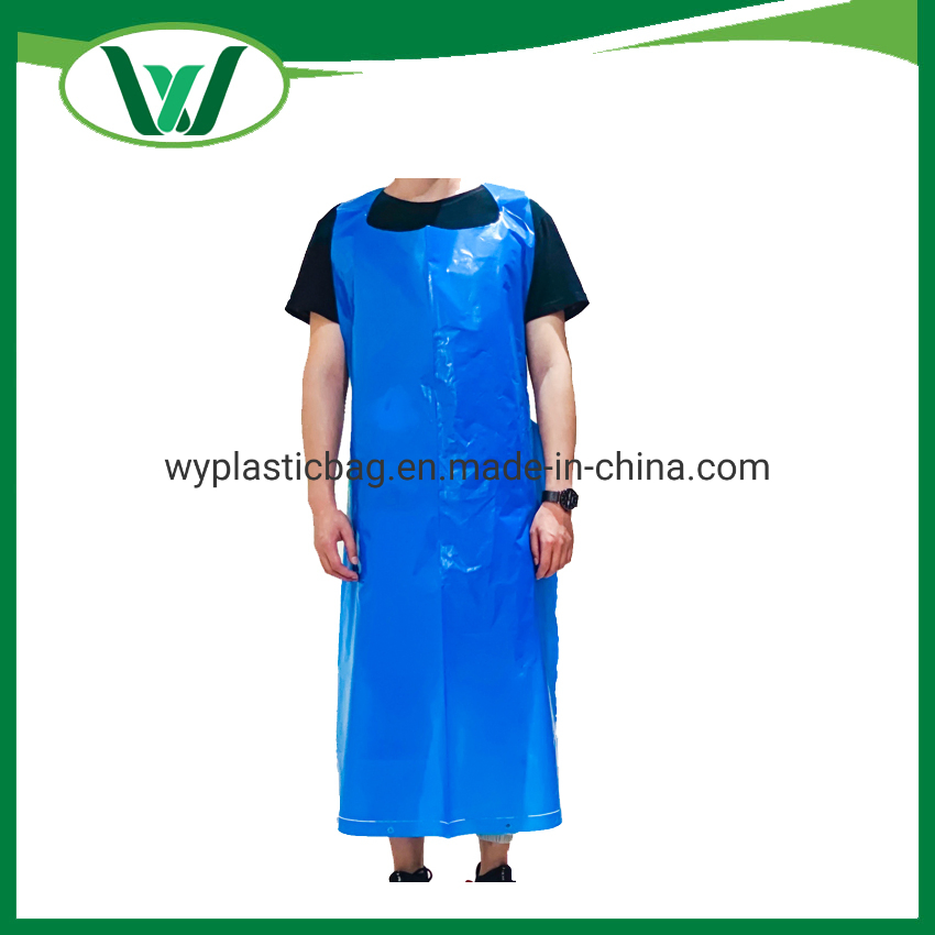 Household Cleaning Tools Disposable Kitchen Cooking Salon PE Apron for Barbecue Picnic Barber Aprons