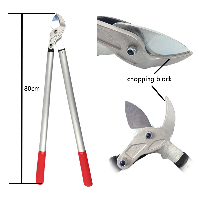 Professional Hand Tools Long Aluminum Handle Garden Anvil Lopper Tree Pruner