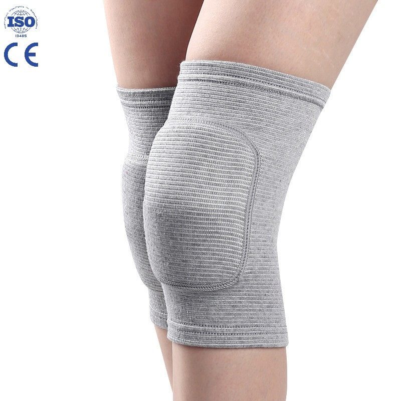 Wholesale Custom Logo Volleyball Compression Sports Knee Brace Sponge Warm Knee Pads for Volleyball Running Yoga Kneeling Anti-Collision