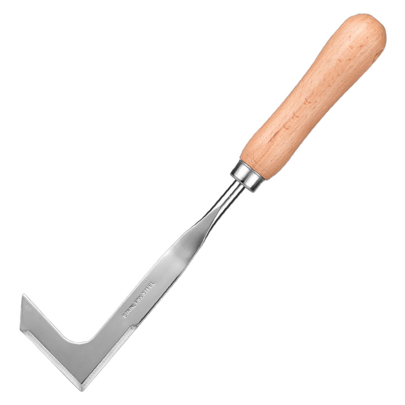 Light Weight Manual Crack Weeder with Beech Handle Lawn Yard Gardening Tool
