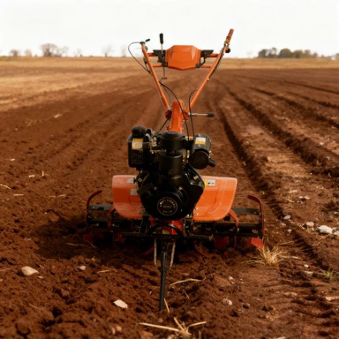 173f 5HP 7HP Diesel Engine Agriculture Machinery Hand Ploughing Machine Agricultural Mini Tiller Cultivatorrotary Cultivator Mini Walking Tractor