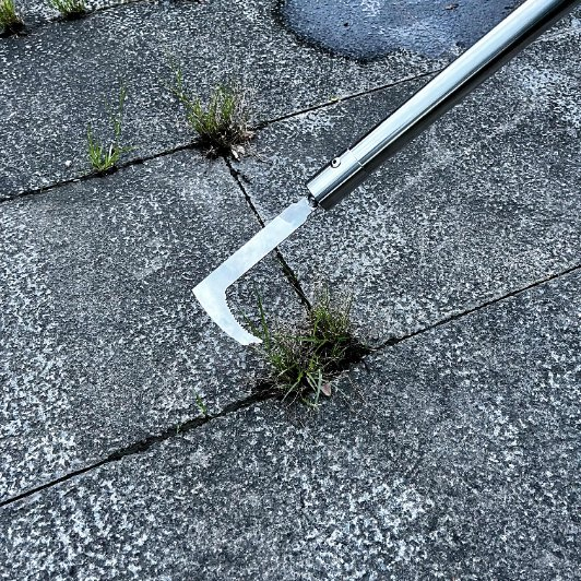 1.6m Weeding Tool Pole Weeder Knife and Brush for Moss Removal