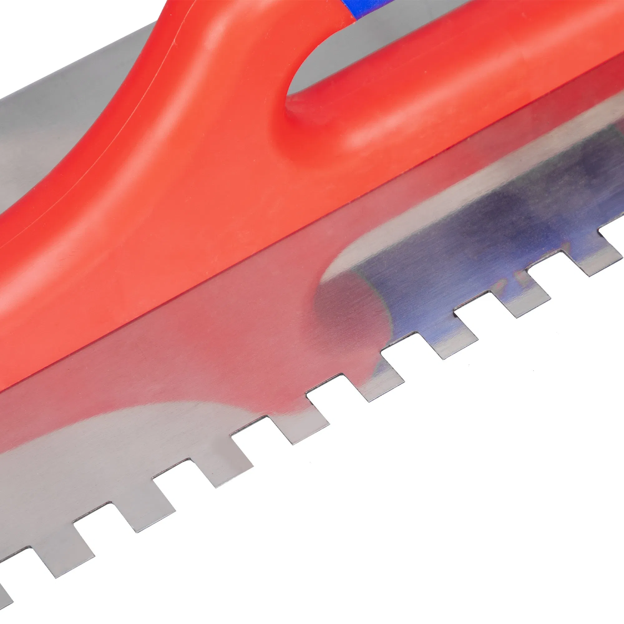 Sali 0.7mmthick Steel Plastic Handle Plastering Trowel with Teeth
