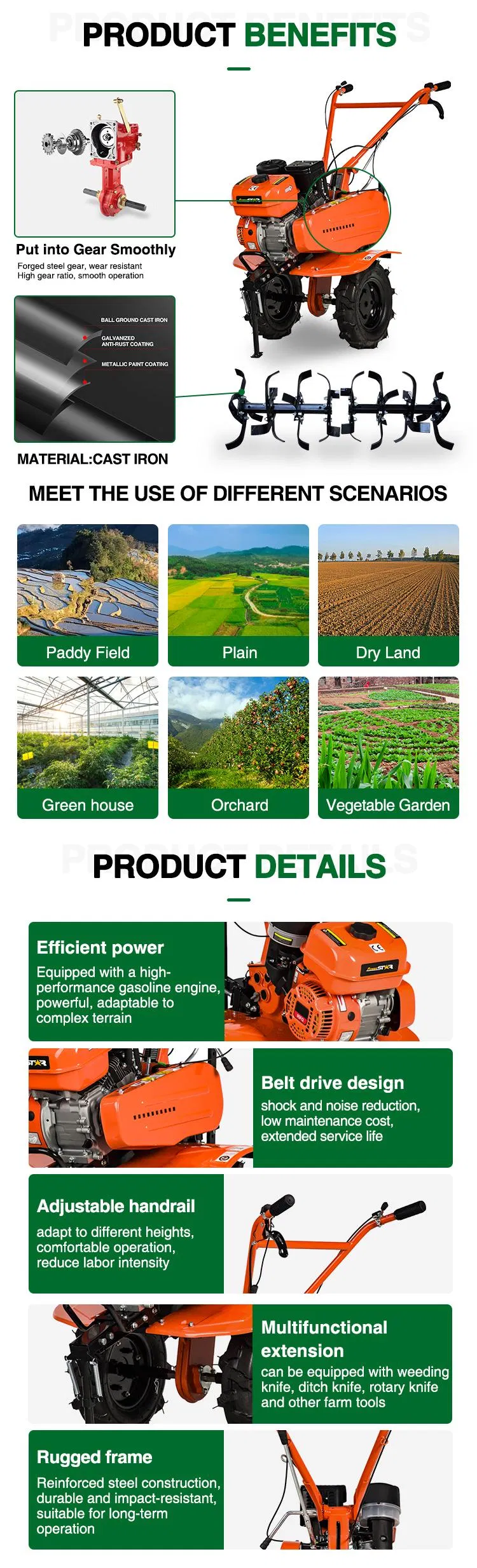Technical Specifications Chart