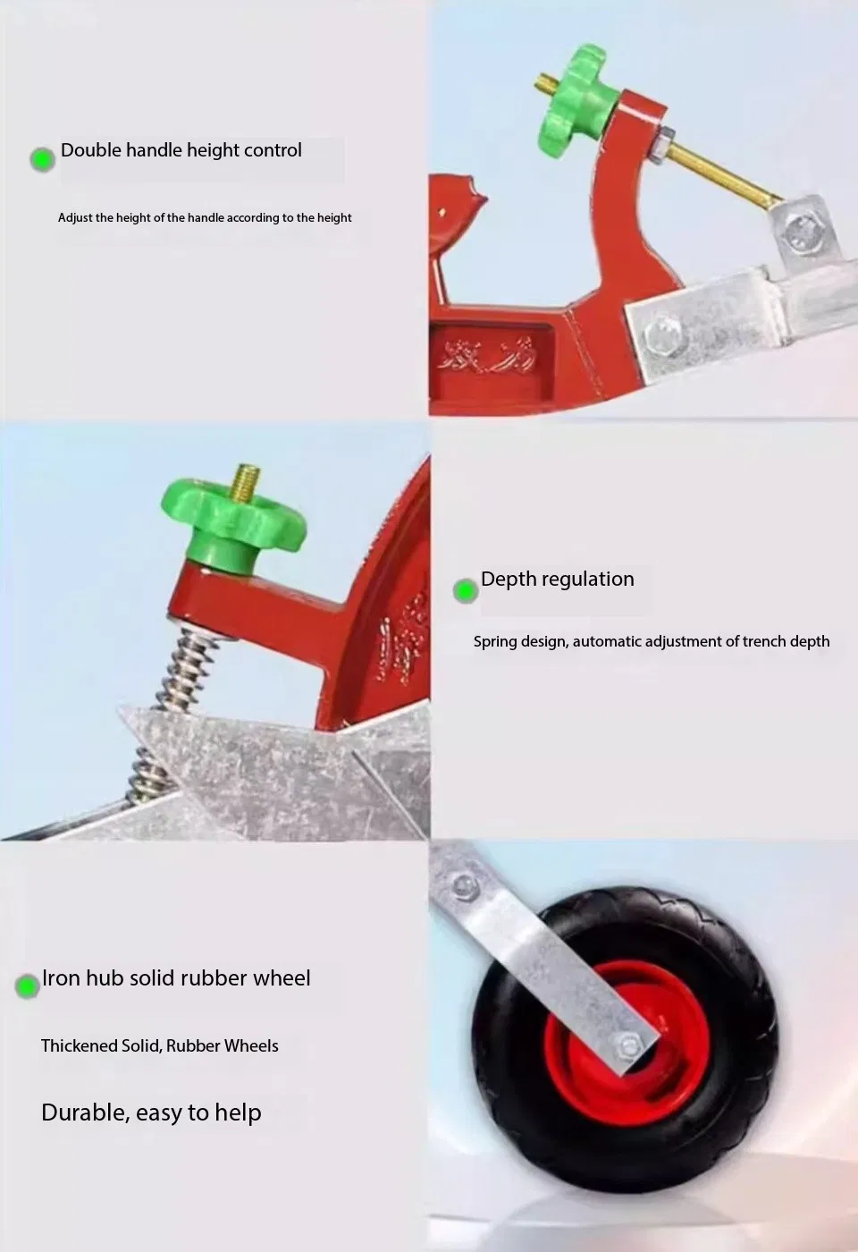 Hot Sale Rice Field Cultivator Shovel Hand Tiller Cultivator