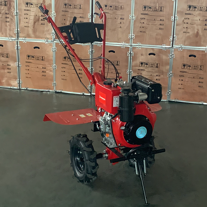 Jc186f Hand-Start Walking Tractor Cultivator for Efficient Weeding Tiller