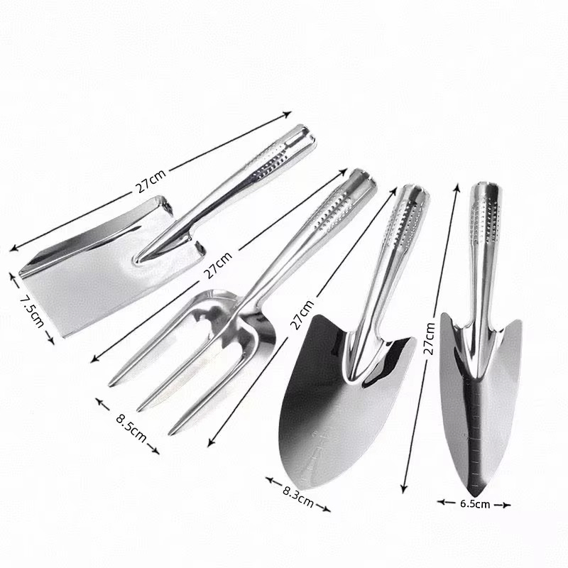 Durable Ergonomic Garden Tool Set Stainless Steel Bladesfor Planting Weeding Digging