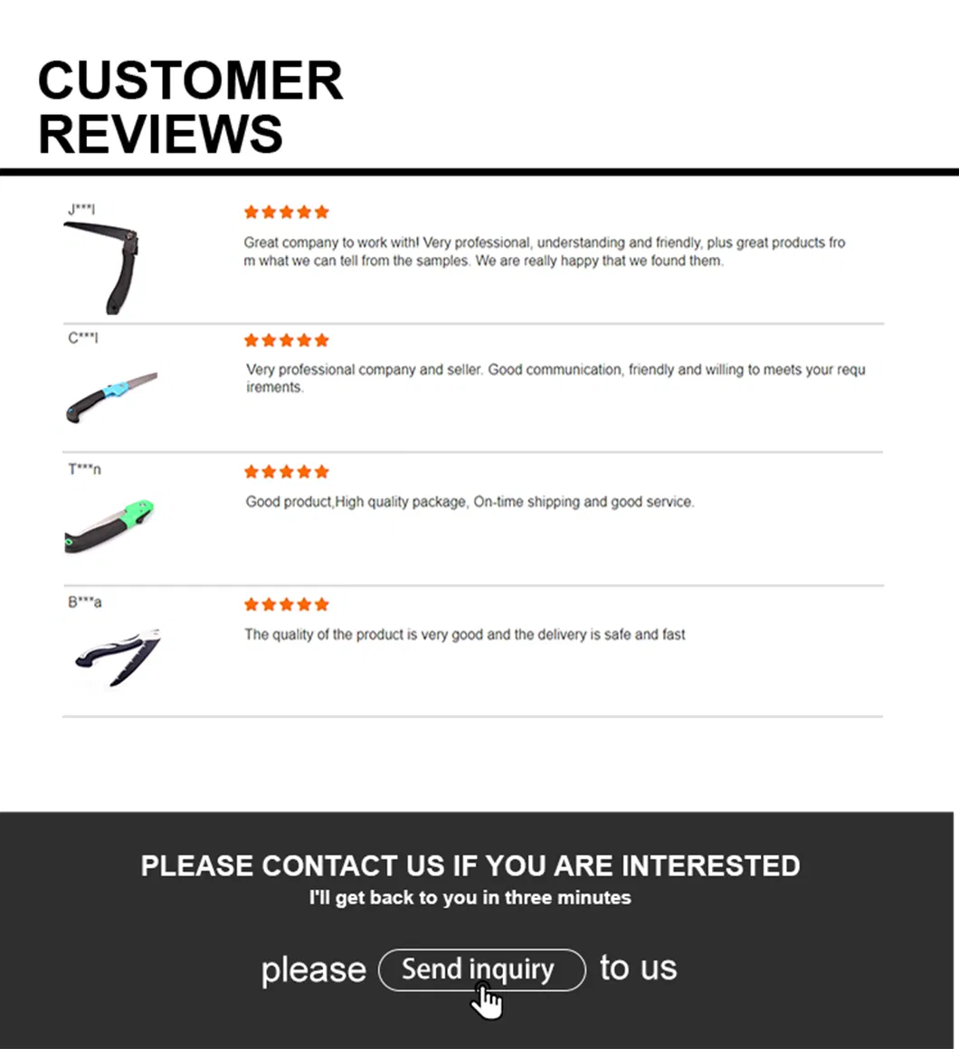 Pruning Saw Display 12