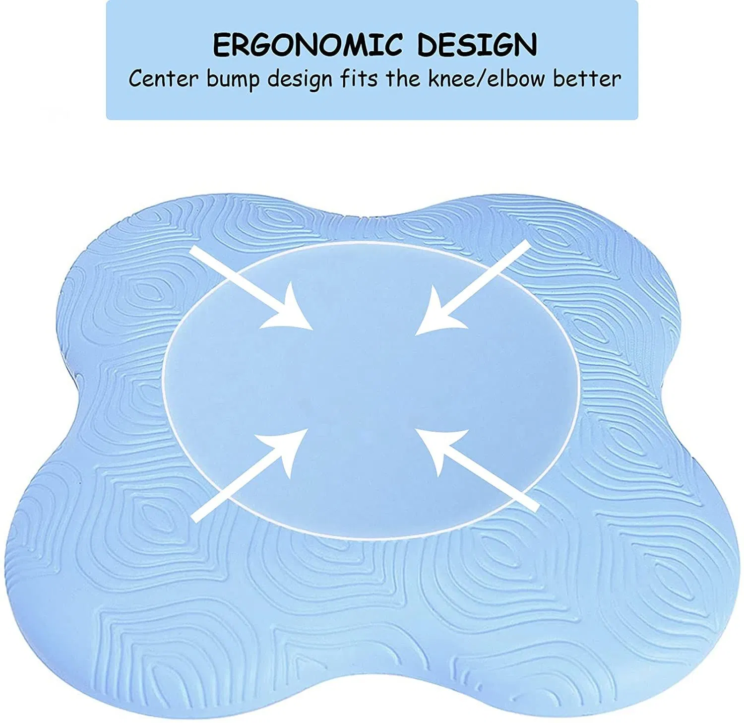 Yoga Knee Pad Cushion Foam Yoga Pilates Work out Kneeling Pad