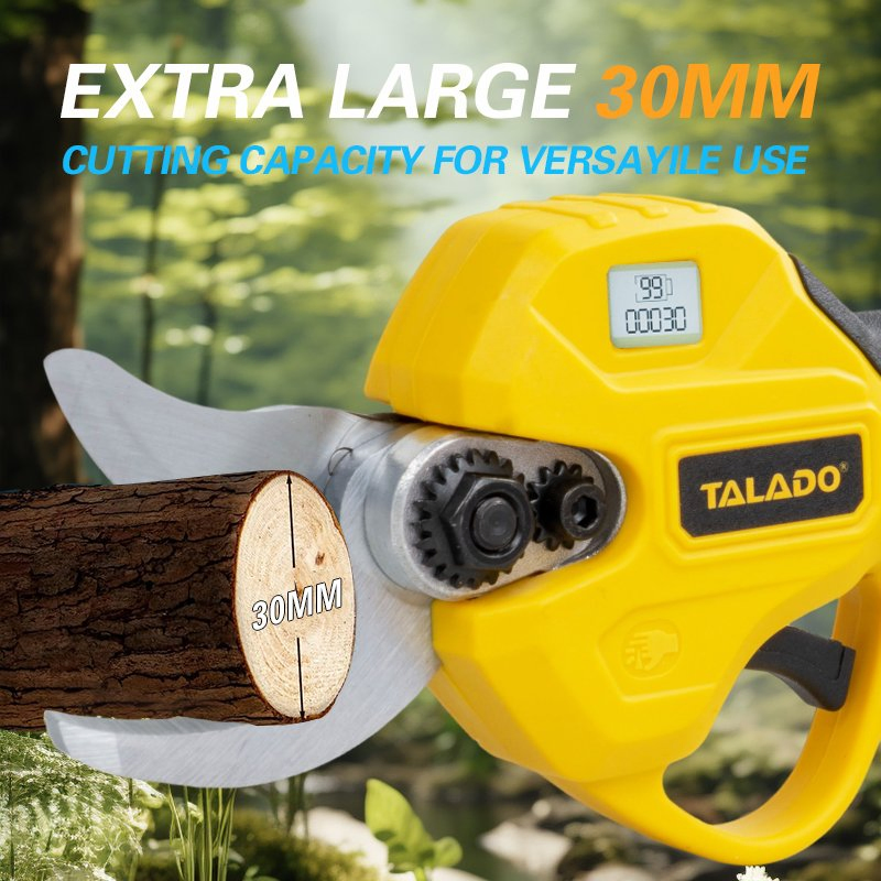 One Hand Operated Cordless Pruning Shears