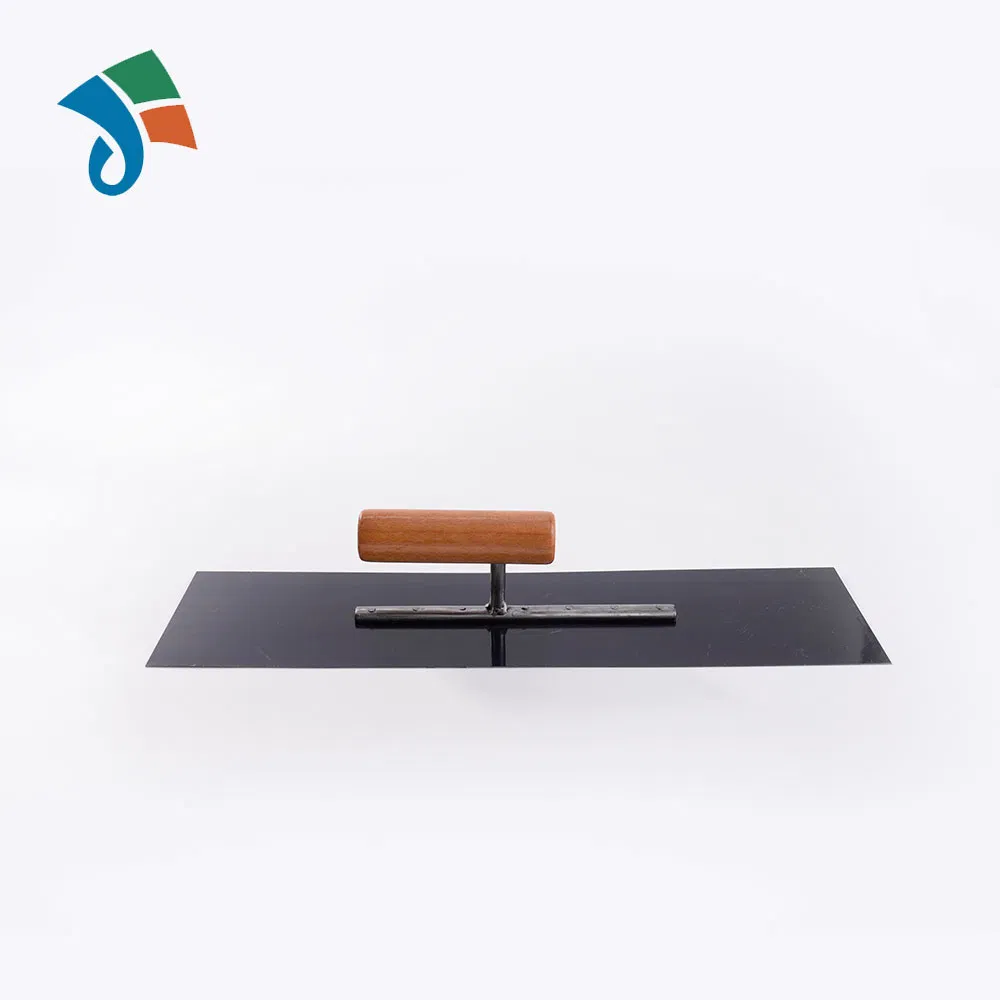 China Factory Wooden Handle Bluing Carbon Steel Plastic Trowel