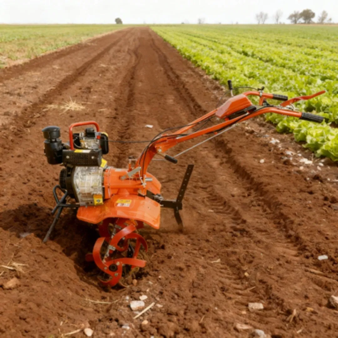 173f 5HP 7HP Diesel Engine Agriculture Machinery Hand Ploughing Machine Agricultural Mini Tiller Cultivatorrotary Cultivator Mini Walking Tractor
