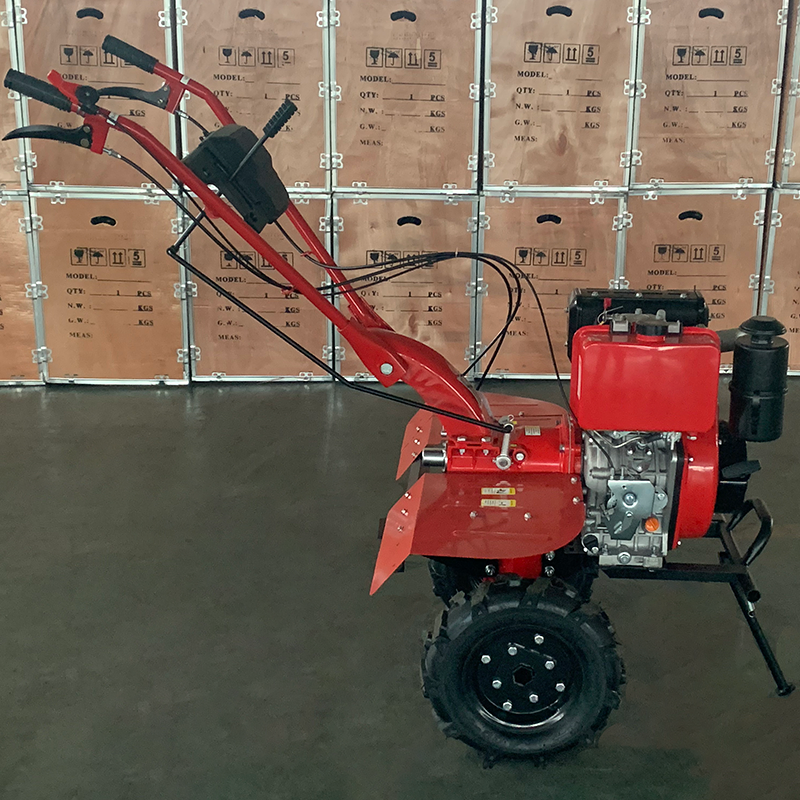 Jc186f Hand-Start Walking Tractor Cultivator for Efficient Weeding Tiller