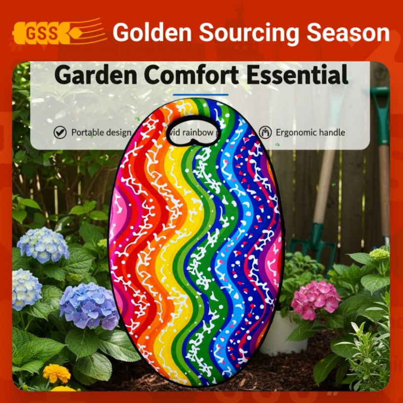 Ergonomic Garden Kneeling Pad with Bright Colors for Gardening Job