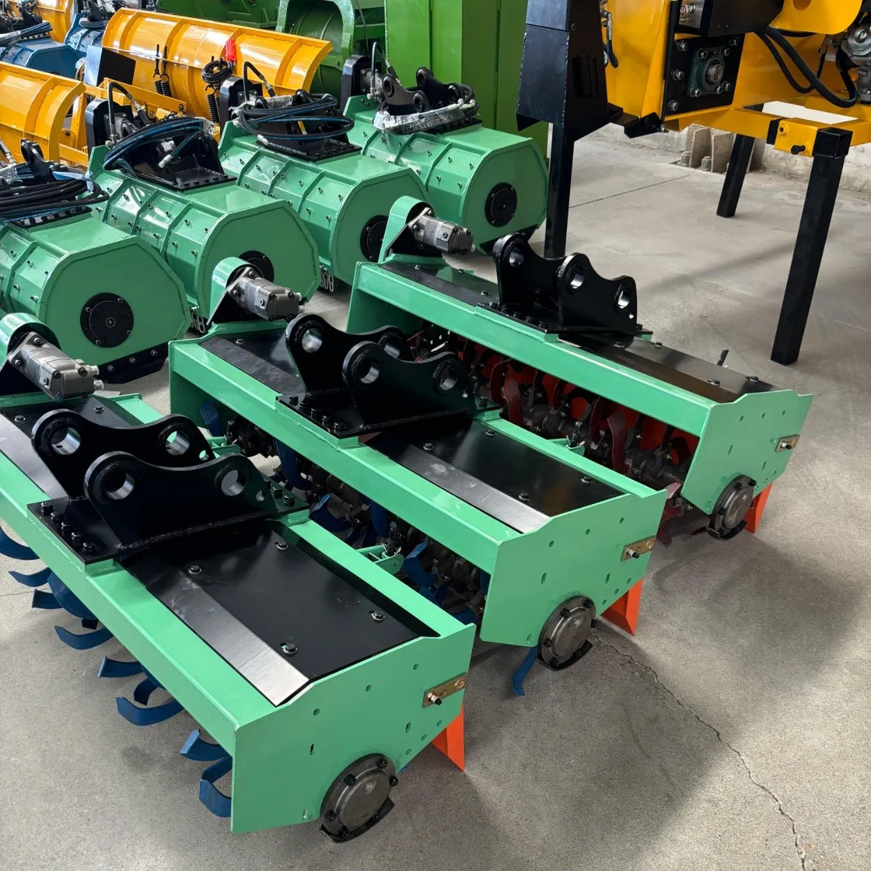 Home Use Agricultural Farming Equipment Rotovator Cultivator Plowing Machine Hand Walking Mini Tractor Tiller Rotary Cultivators