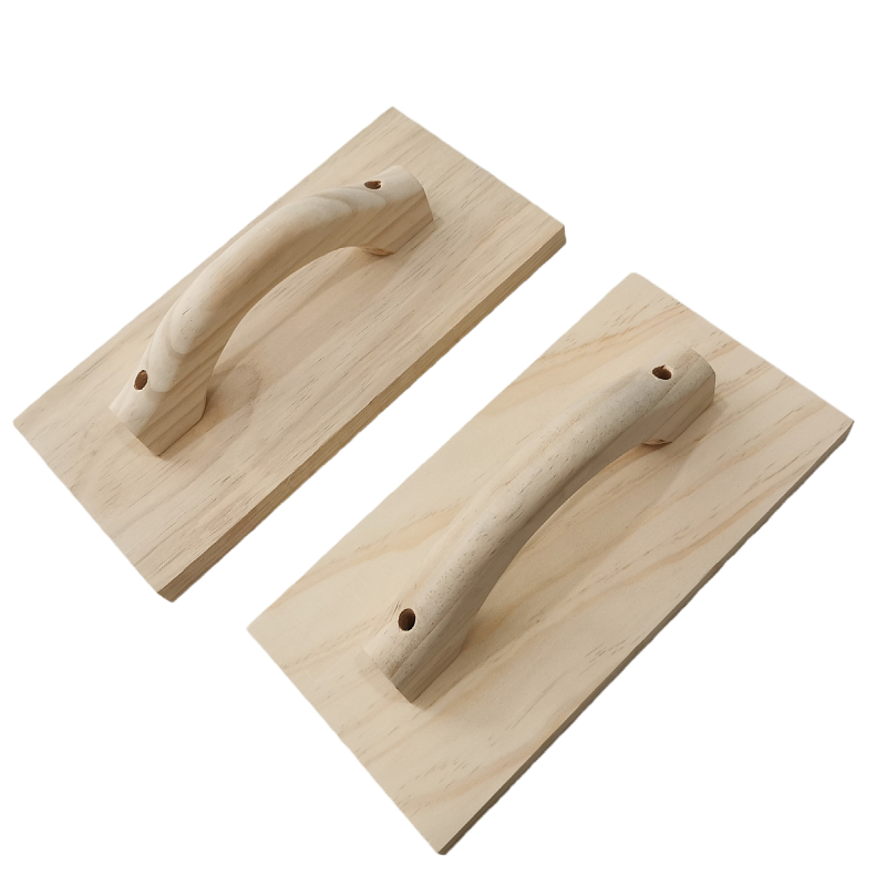 Natural Wooden Float Trowel Wood Material Flat Surface
