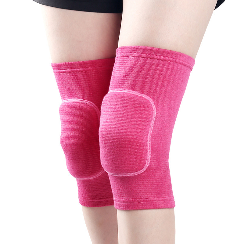 Wholesale Custom Logo Volleyball Compression Sports Knee Brace Sponge Warm Knee Pads for Volleyball Running Yoga Kneeling Anti-Collision