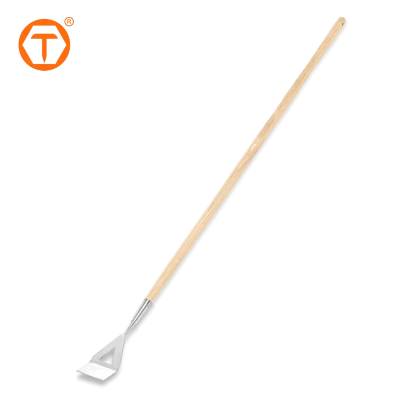 Heavy Duty Hand Digging Hoe Stainless Steel Head Dutch Hoe Gardening Tools for Weeding and Cultivating