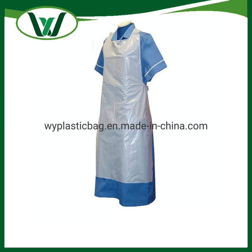 Household Cleaning Tools Disposable Kitchen Cooking Salon PE Apron for Barbecue Picnic Barber Aprons