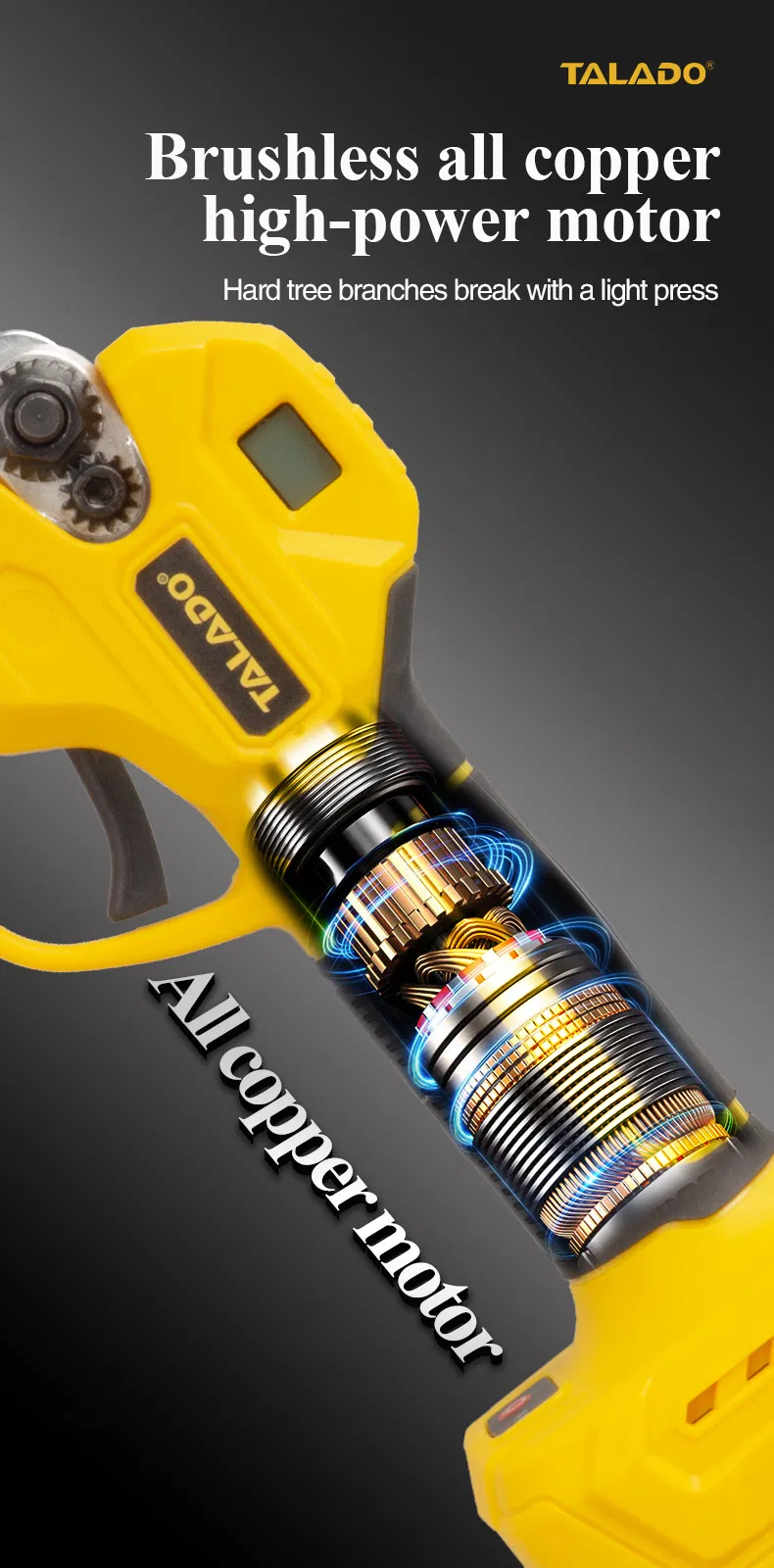 Cordless Pruning Shears Detail