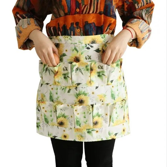 Waist Apron with 2 Deep Egg Pocket Kitchen Tool Kw035_6