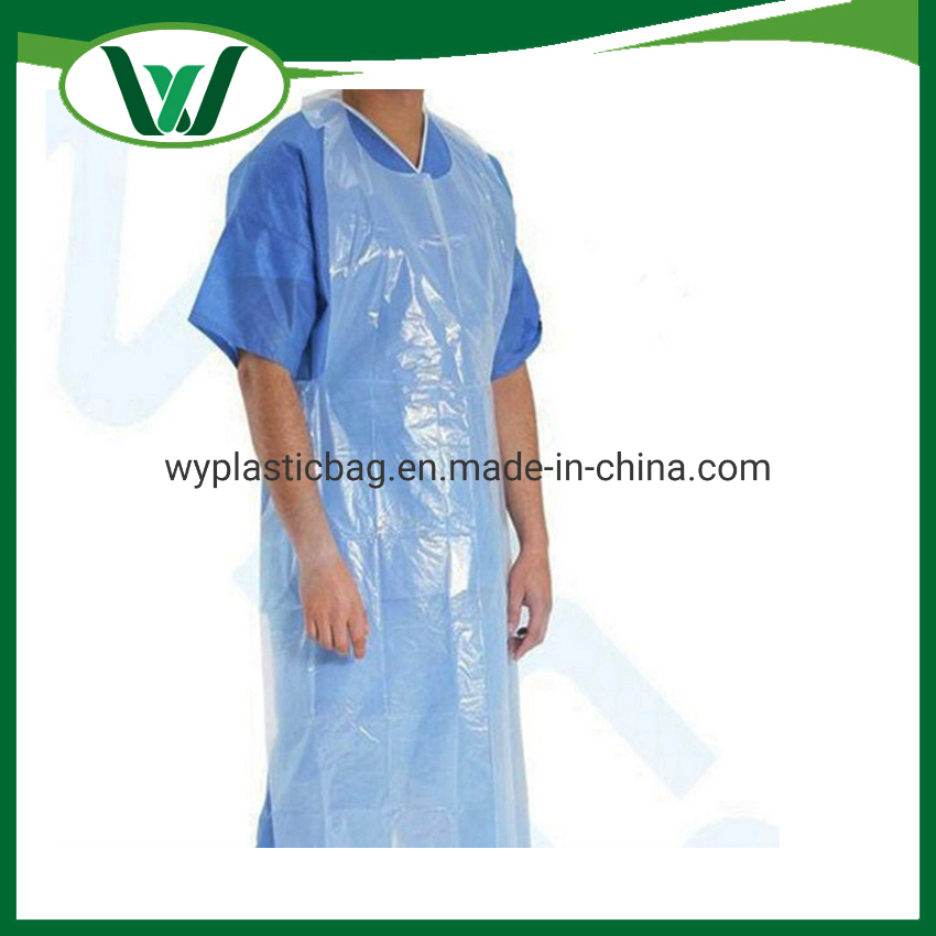 Household Cleaning Tools Disposable Kitchen Cooking Salon PE Apron for Barbecue Picnic Barber Aprons