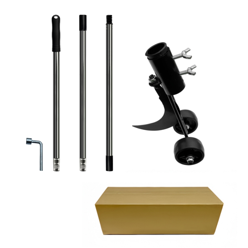 Garden Gap Weeder Tool with Curved &amp; Straight Hook Pole