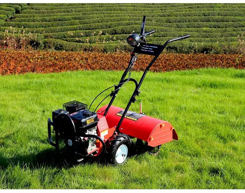 Farm Walking Tractor Gasoline Power Mini Tiller Hand Push Rotary Cultivator