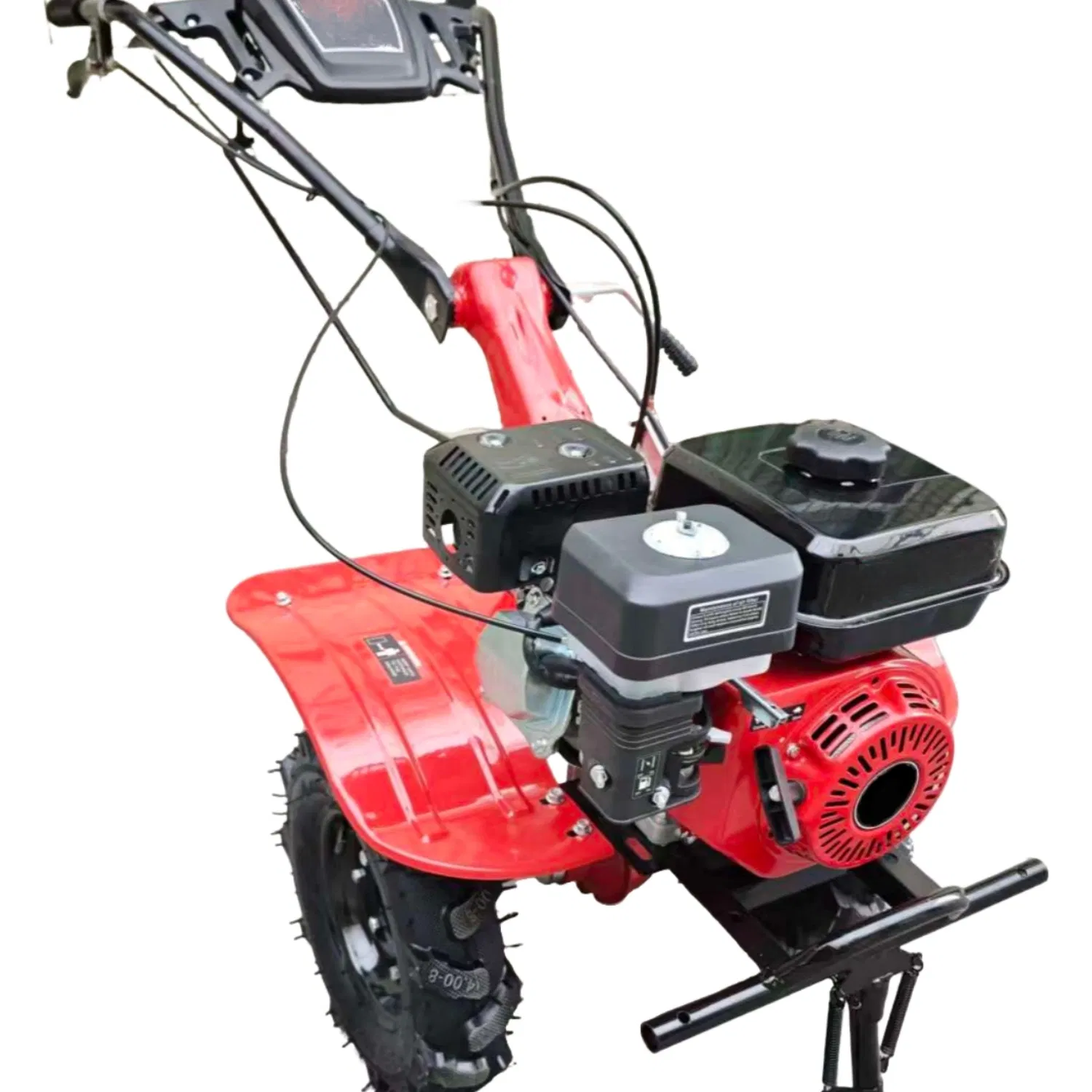 Wholesale Hand Ploughing Machine Agricultural Machinery 5HP 7HP 170f/173f/178f Gasoline Four Wheel Power Mini Tiller Cultivator Tractor Rotary Machine Price