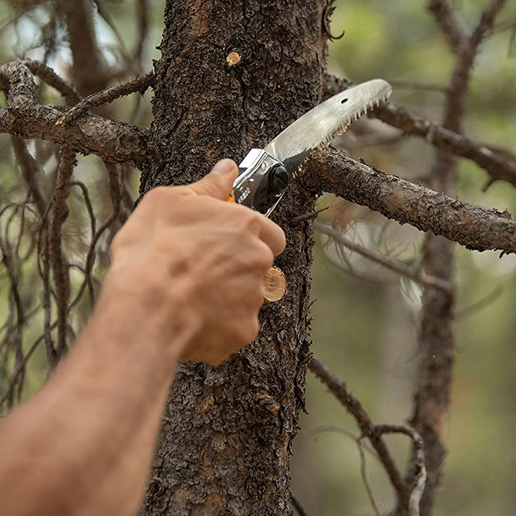 Household Survival Steel Blade Cutting Plastic Hand Pull Garden Folding Pruning Saw Wood Dimensions Rubber Hand Saw