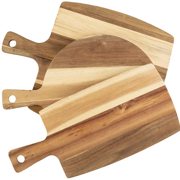 Eco-Friendly Acacia Wood Kitchen Cutting Board with Custom Engraving