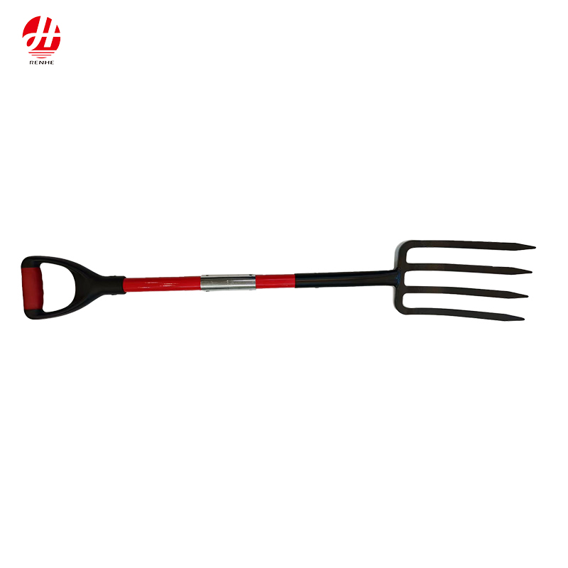 High Quality Plastic and Steel Pitch Fork for Gardening