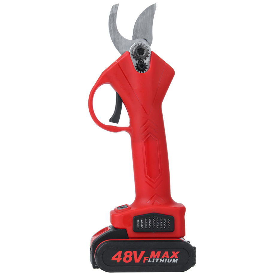 China Supplier Steel Blade Bypass Pruning Shears Forged Aluminum Handle 30mm Cutting Capacity