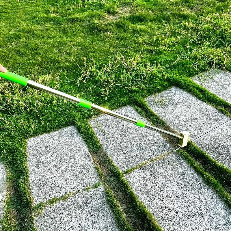 1.5m Steel Wire Gap Weeder Brush with 2 Replaceable Brush Heads