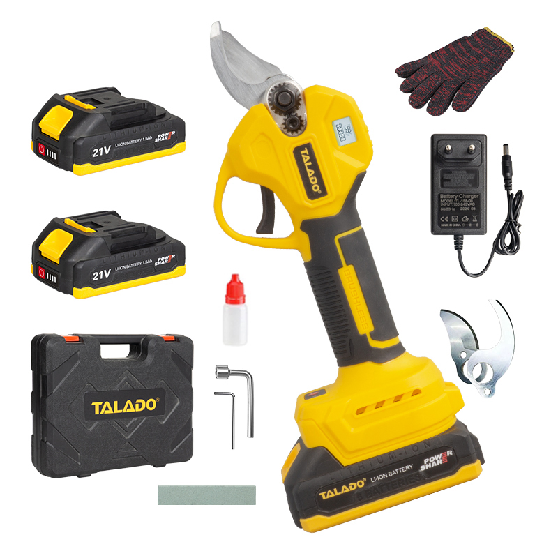 One Hand Operated Cordless Pruning Shears