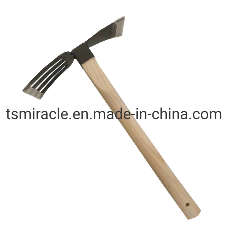 Chinese Manufacturer of High Quality Farm Hand Garden Tools Wooden Handle Fork Hoe