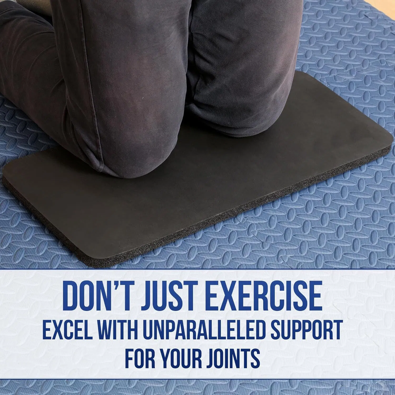 Yoga Knee Pads Workout Mat Provides Cushion for Kneeling &amp; Elbows