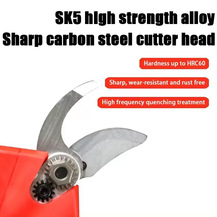 China Supplier Steel Blade Bypass Pruning Shears Forged Aluminum Handle 30mm Cutting Capacity