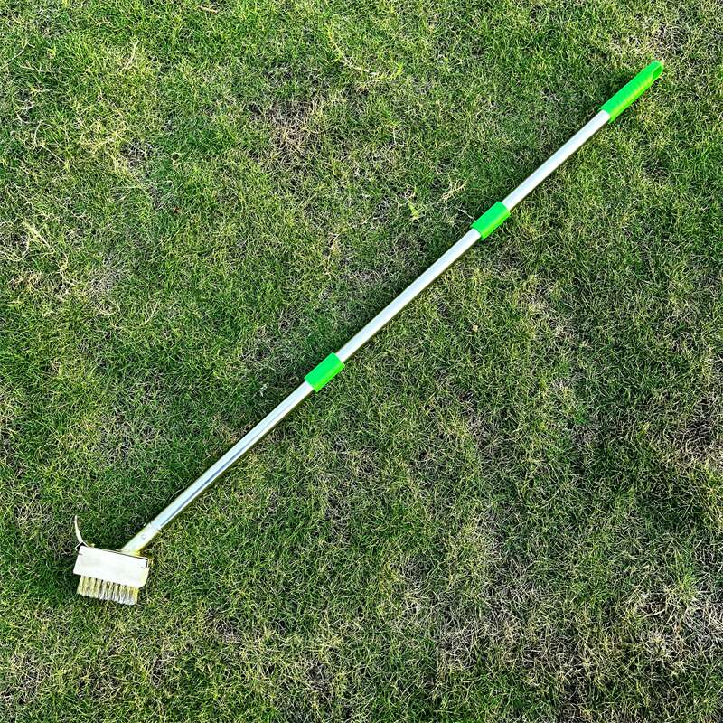 5FT Steel Wire Gap Weeder Brush with Steel Pole for Pavement Crack