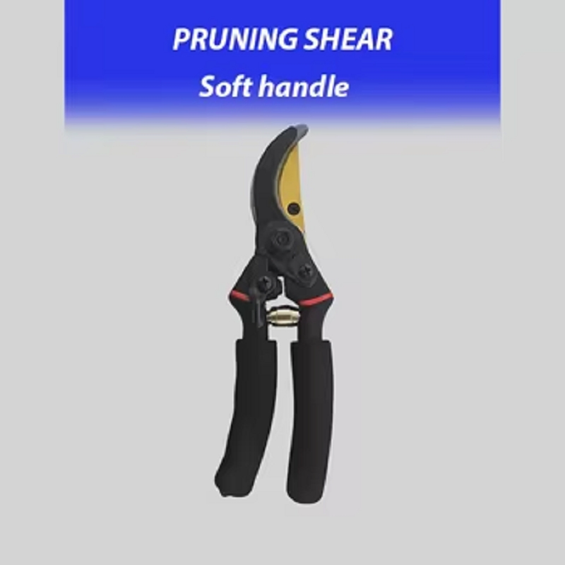 High Quality Sk5 Steel Bypass Pruning Shears with Sponge Cover Non-Slip Handle