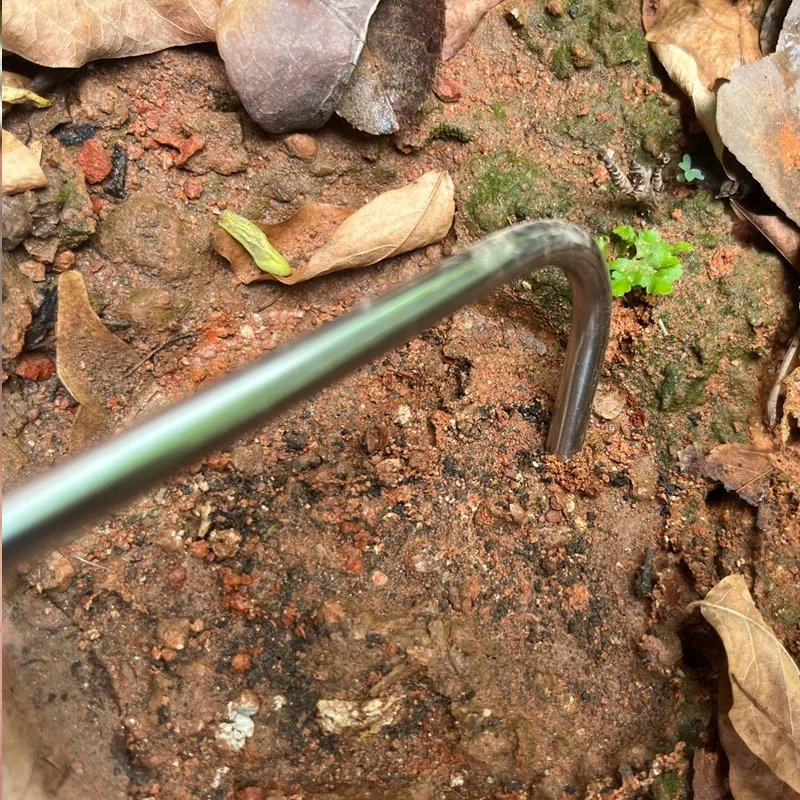 Stainless Steel Hook Wooden Handle Grass Hook Loosening Weeding Tool Gardening Potted Plants Bonsai Maintenance Tools