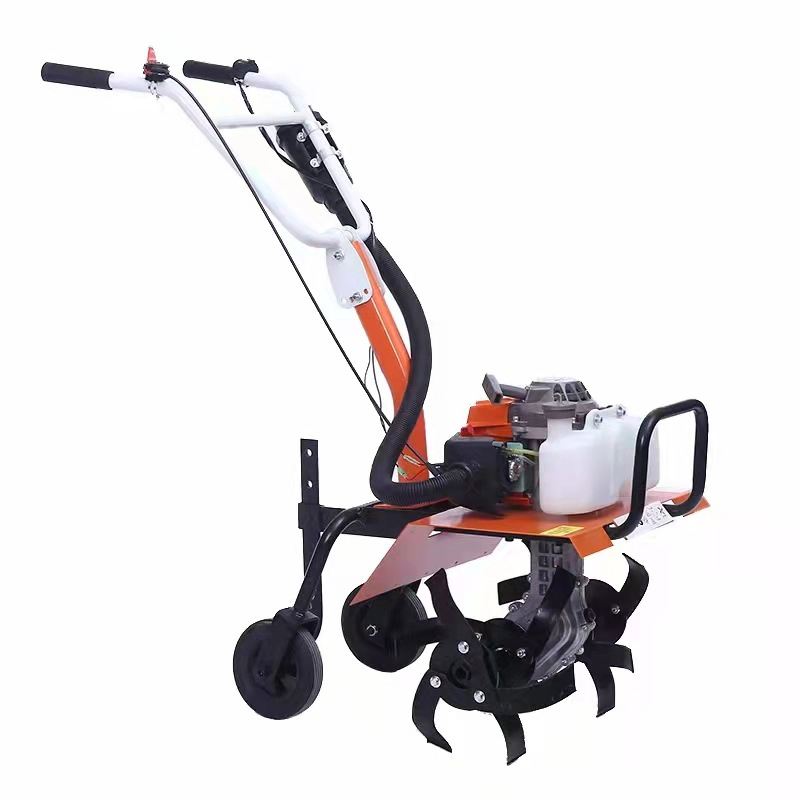 1E48F Engine,63CC Hand Push Garden Rotary Cultivator Mini Tiller