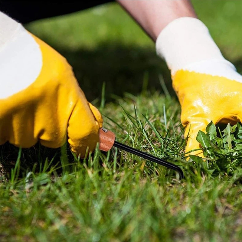 Stainless Steel Hook Wooden Handle Grass Hook Loosening Weeding Tool Gardening Potted Plants Bonsai Maintenance Tools