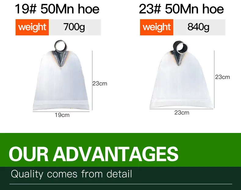 Forged Hoe Display 4