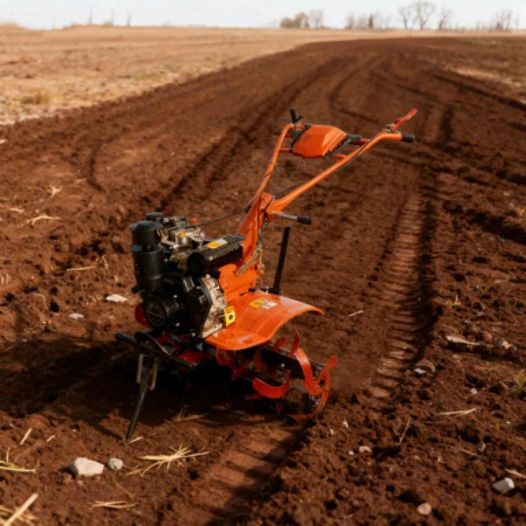 173f Diesel Engine Agriculture Machinery Hand Ploughing Machine Agricultural Mini Tiller Cultivator 5HP Rotary Cultivator Machine Mini Walking Tractor Price