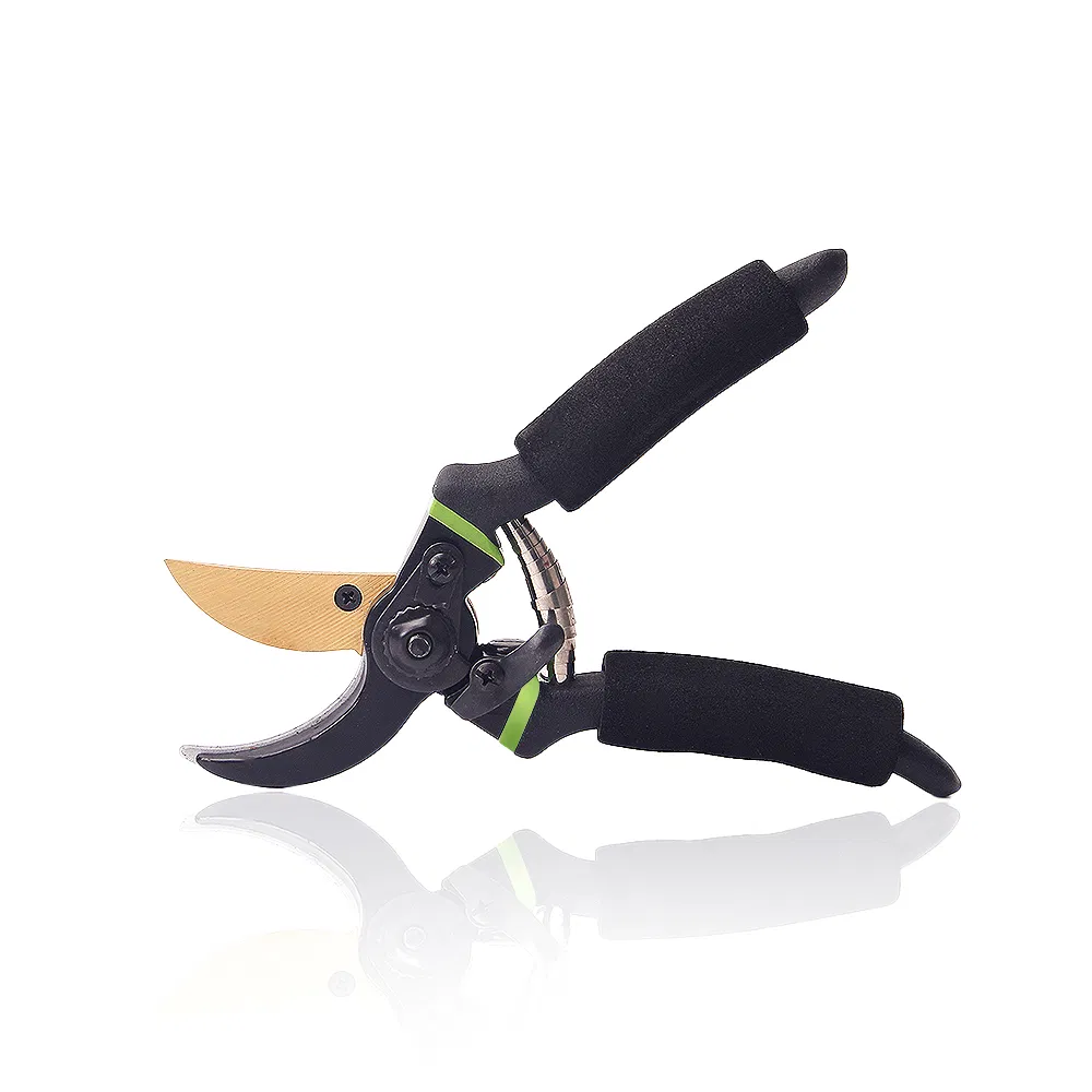 Premium Sk5 Steel Pruning Shears - Industrial-Strength, Rust-Proof, Ergonomic Curved Handles for Enhanced Grip
