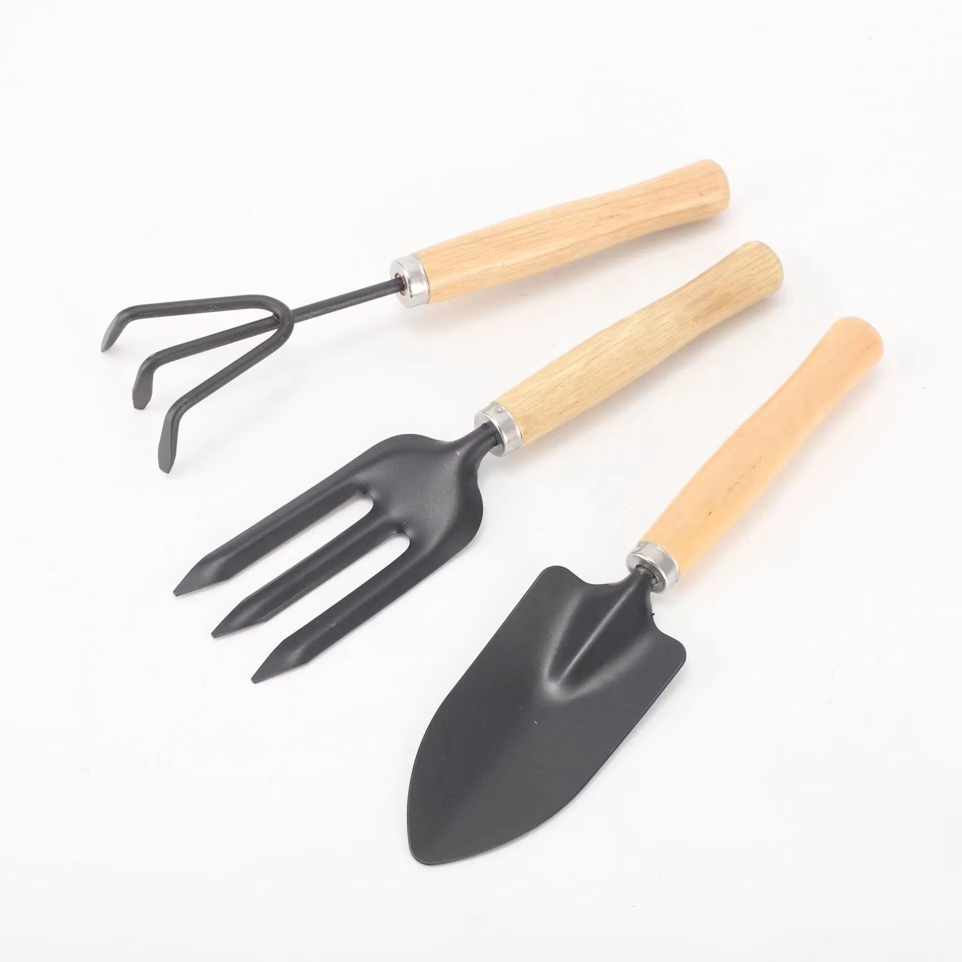 Garden Tool Set for Home Wooden Handle Weeding and Planting Tools Set