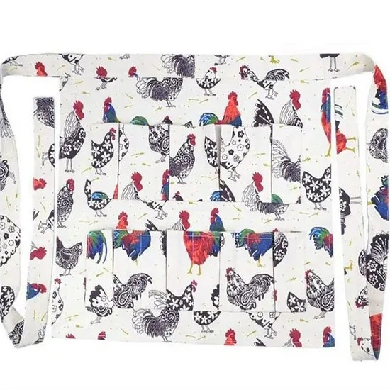 Waist Apron with 2 Deep Egg Pocket Kitchen Tool Kw035_6