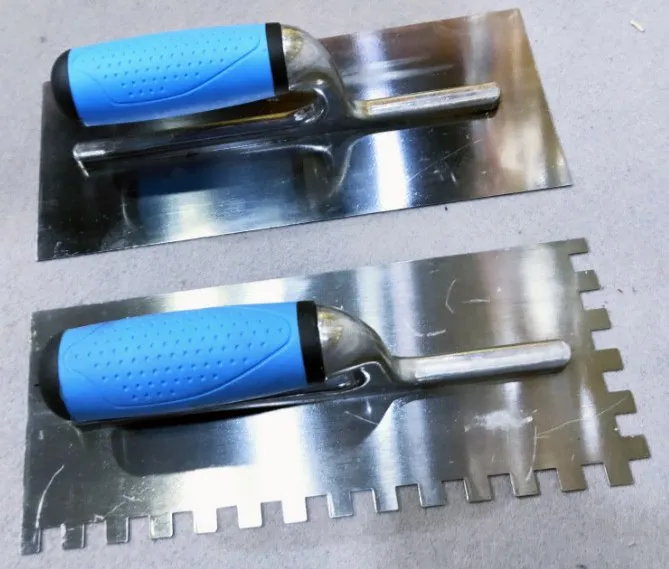 Stainless Steel Notched Trowels